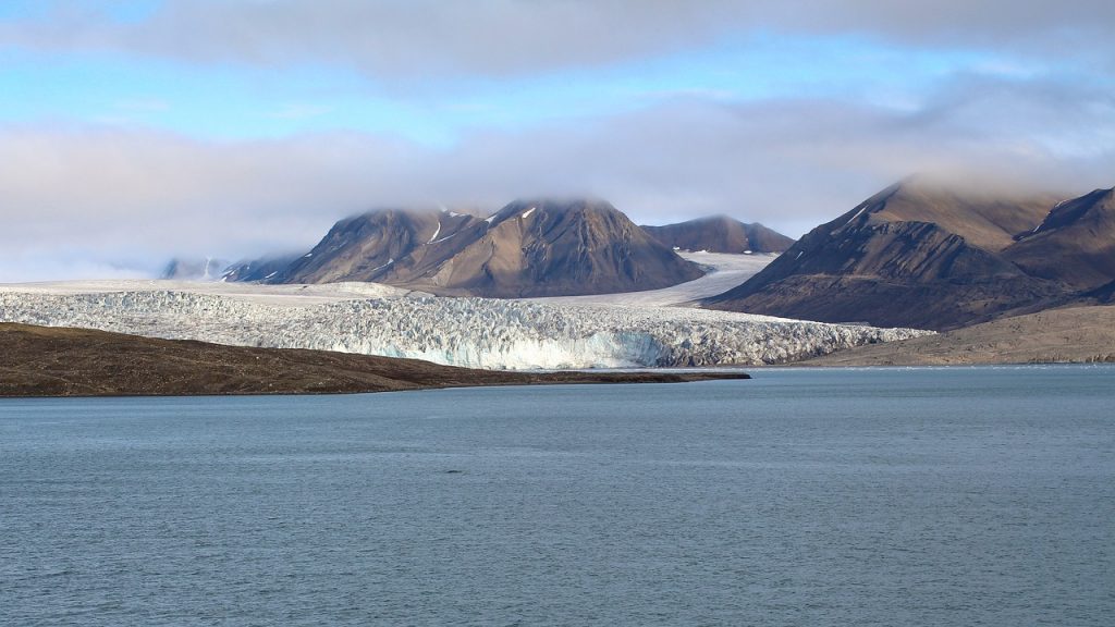 A glacier on Spitsbergen
