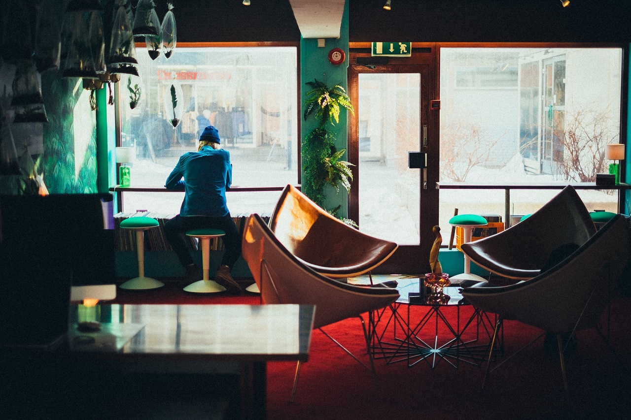A café in Bodø