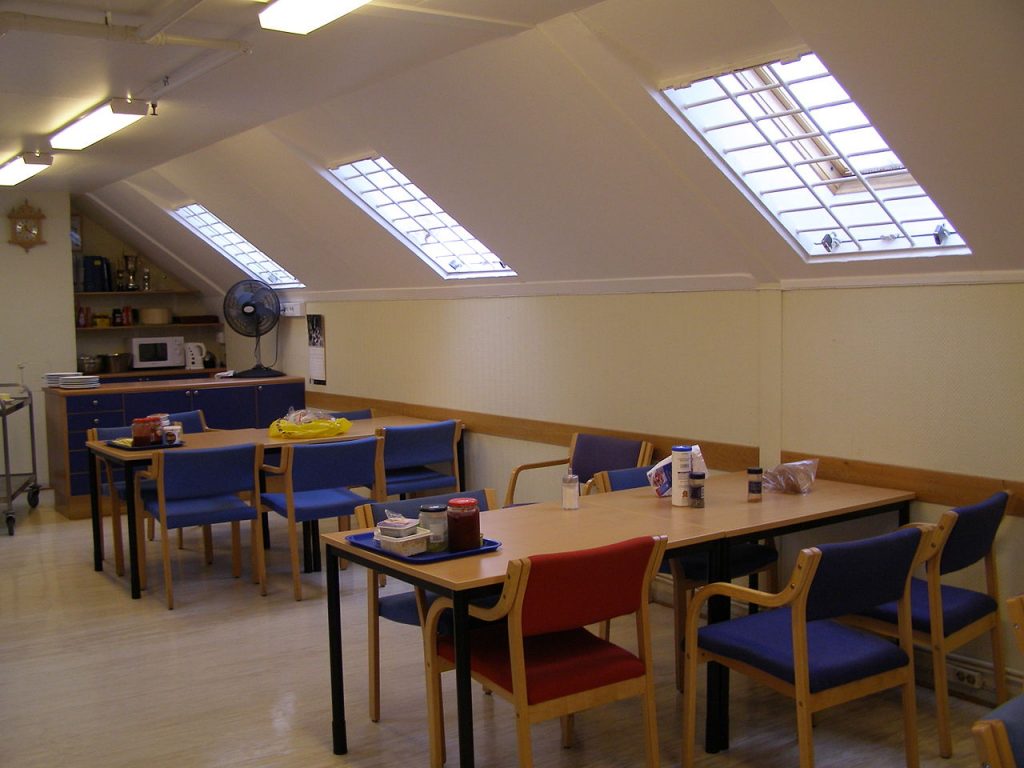 Larvik prison dining room