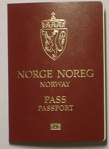 A Norwegian passport