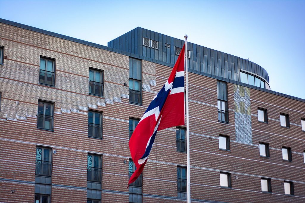 The Norwegian flag