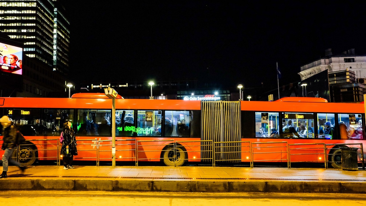 A bus in Oslo
