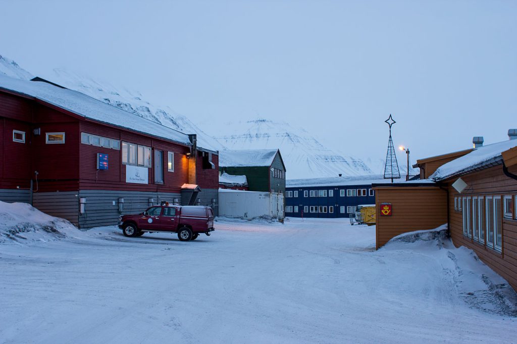 Sveagruva on Svalbard