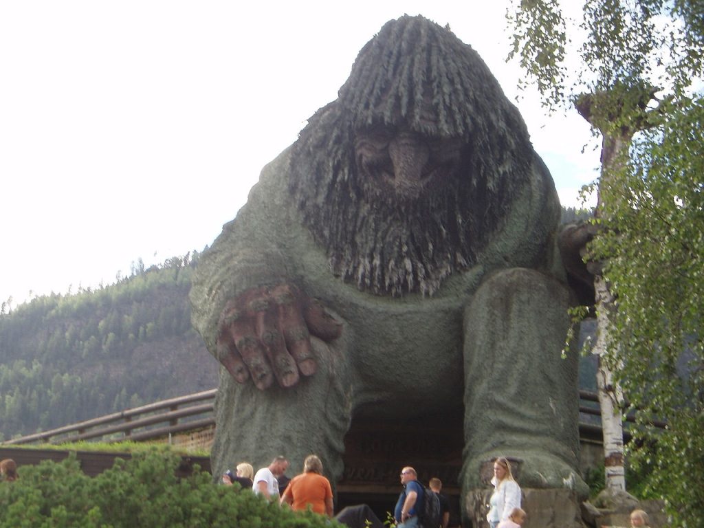 The Troll at Hunderfossen