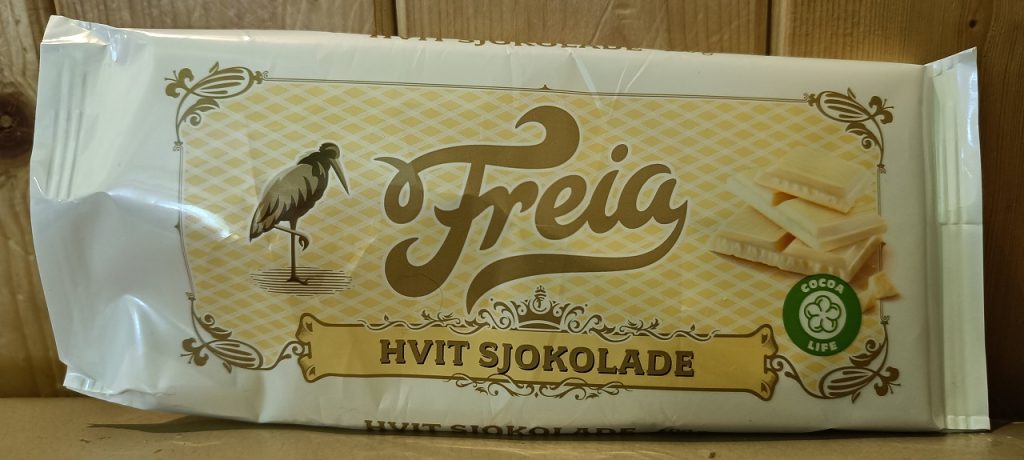 White Chocolate by Freia. Photo by Nicklas Iversen / The Norway Guide. 