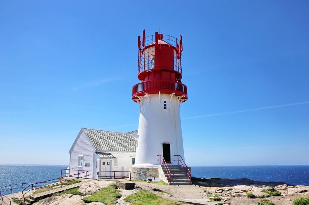 Lindesnes lighthouse. 